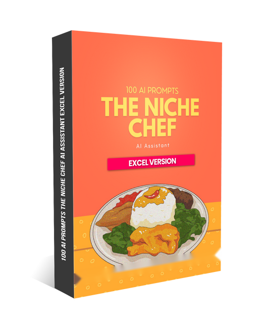 100 AI Prompts The Niche Chef AI Assistant Excel